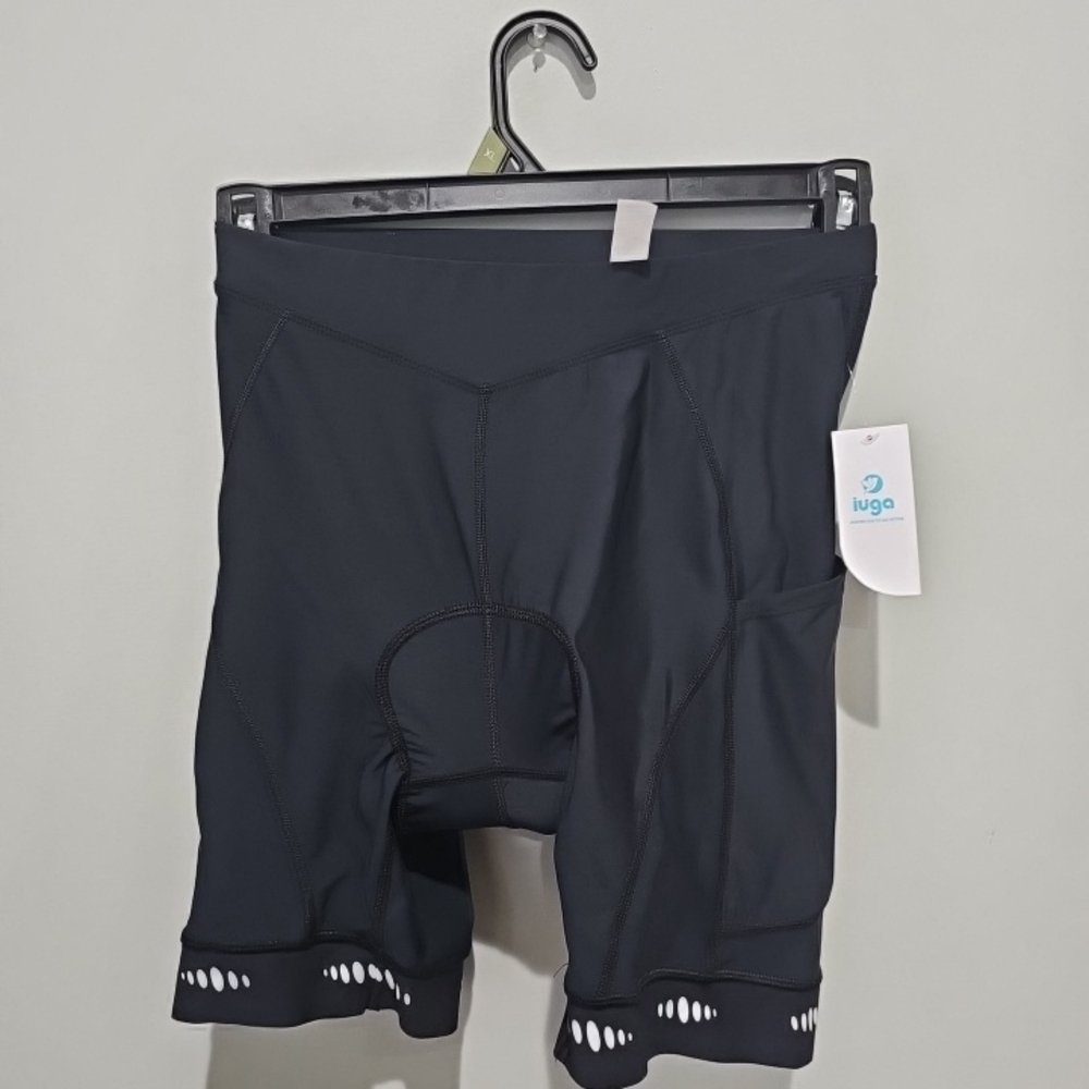 Nuevos con etiquetas. Pantalones cortos de ciclismo para mujer, talla L,